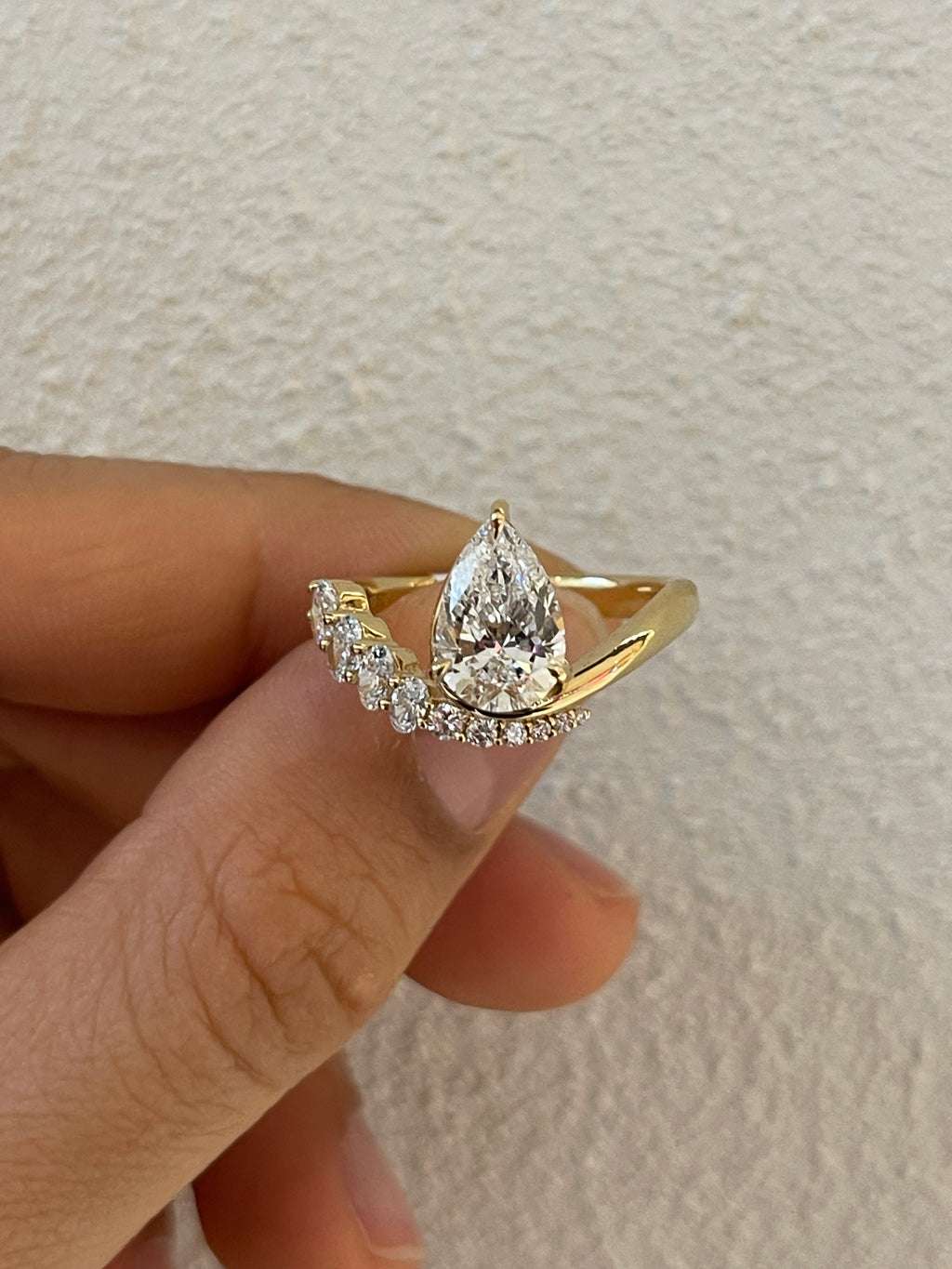 Serenity Lab Diamond Ring