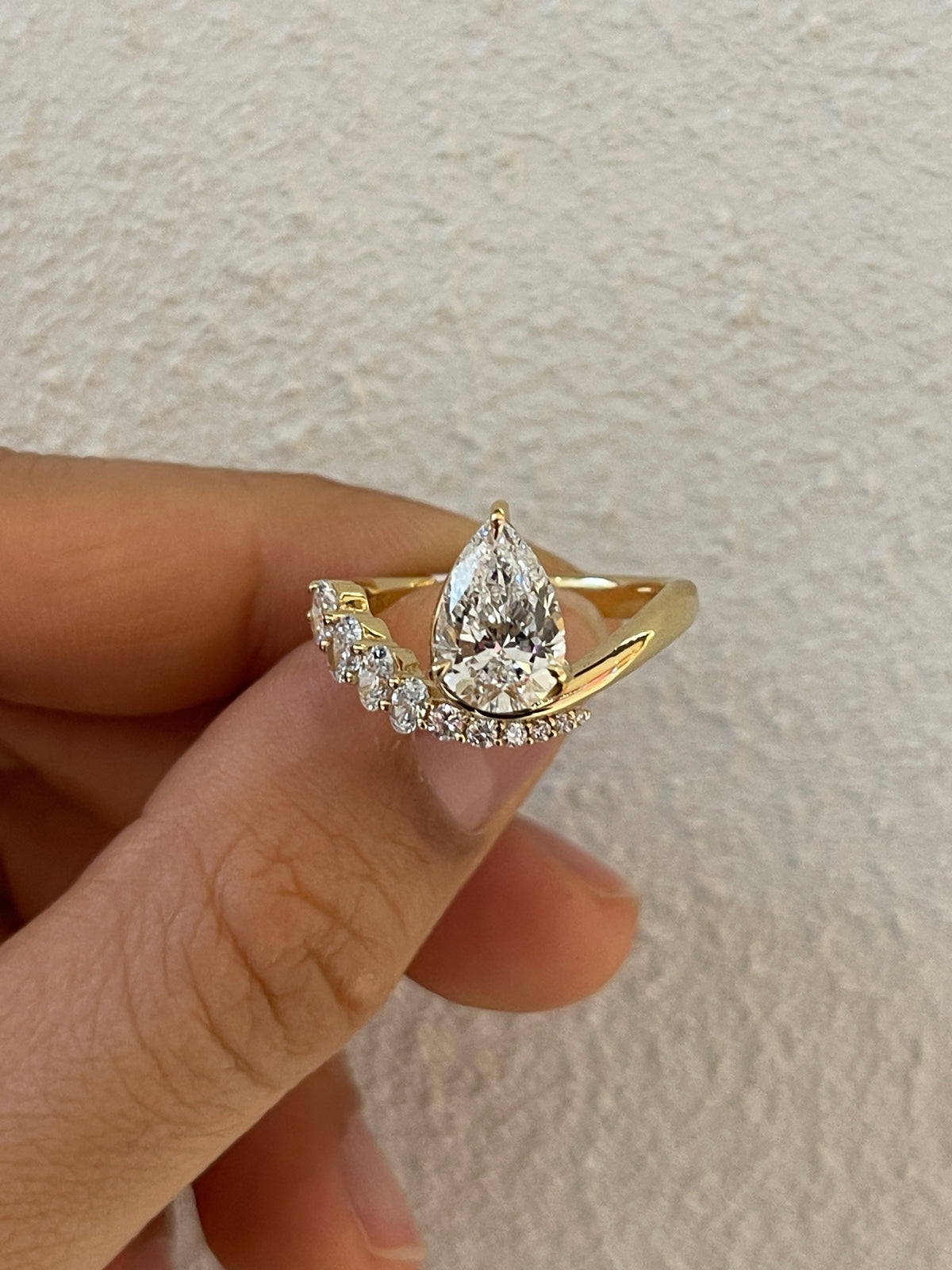 Serenity Lab Diamond Ring