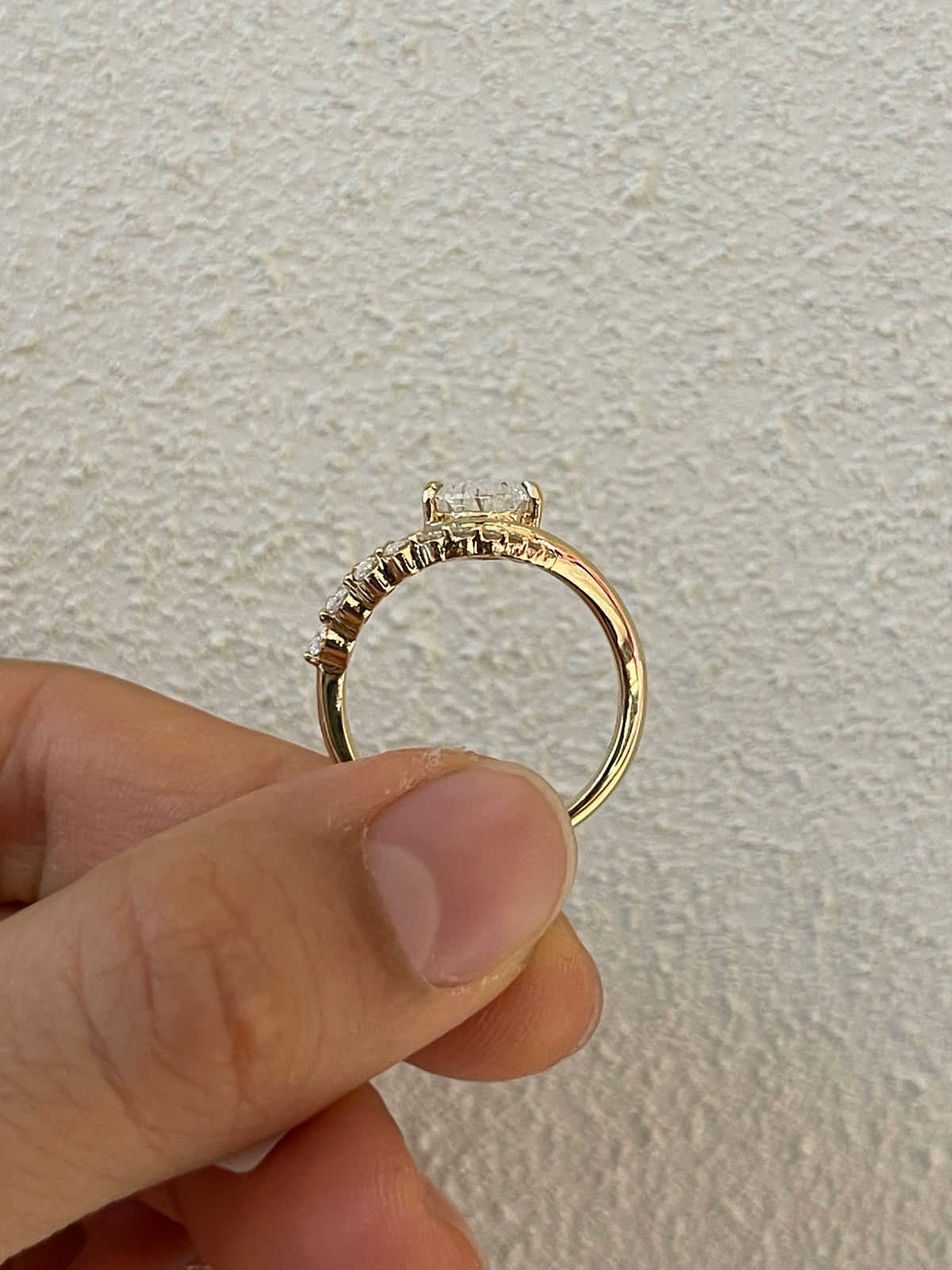 Serenity Lab Diamond Ring