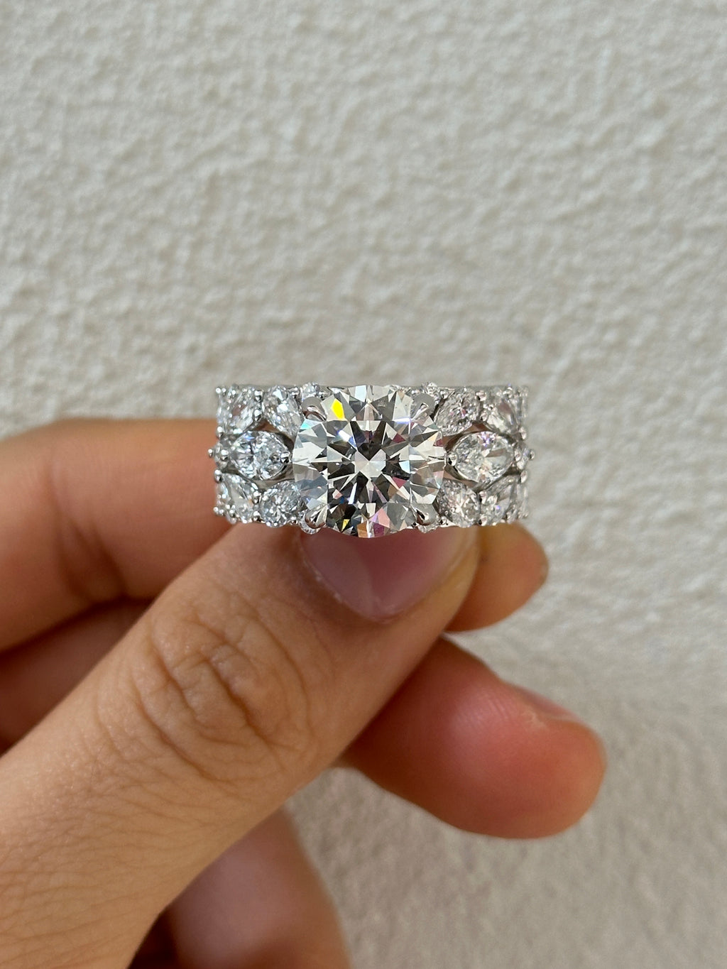 Maurese Lab Diamond Ring