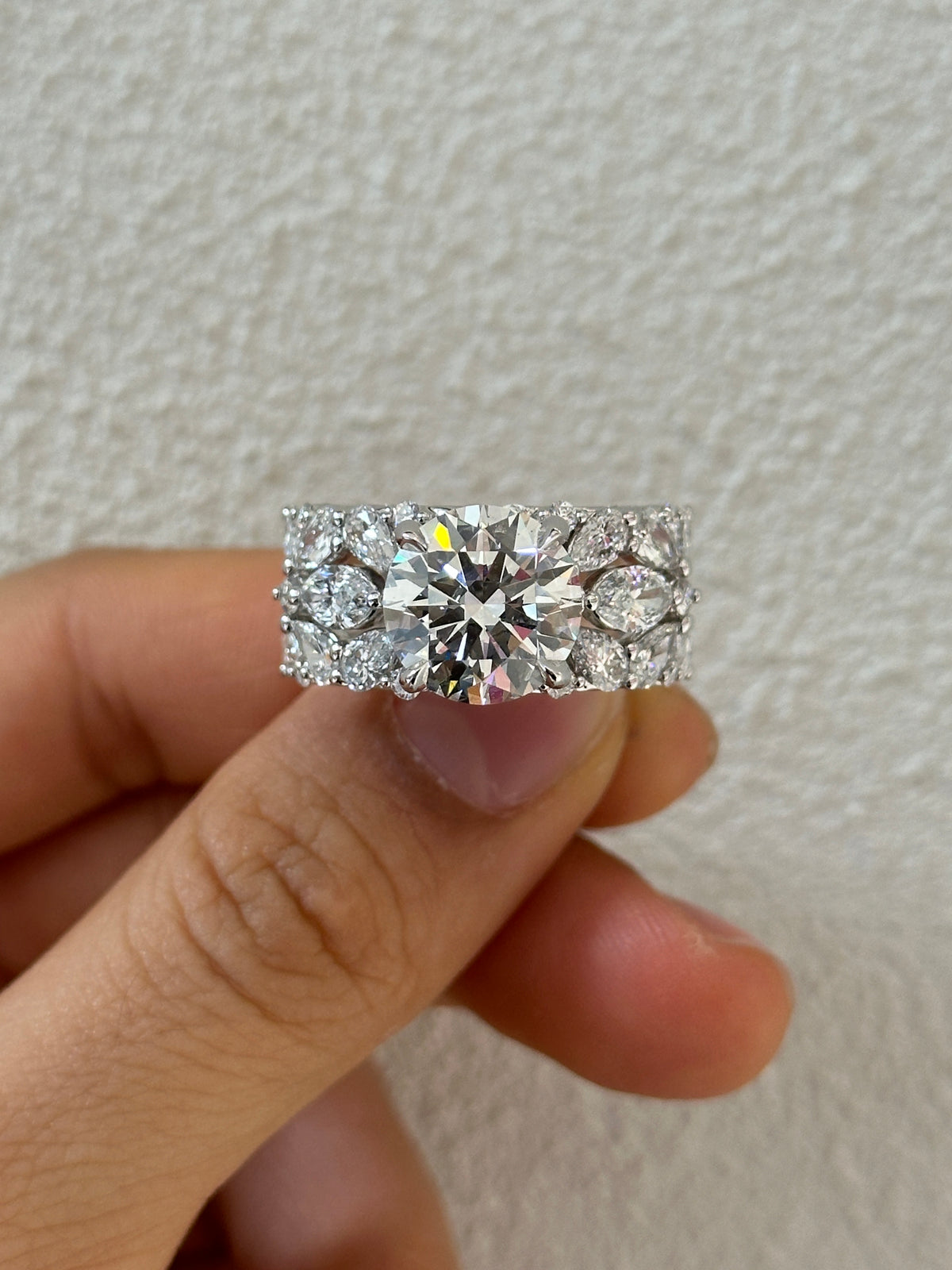 Maurese Lab Diamond Ring