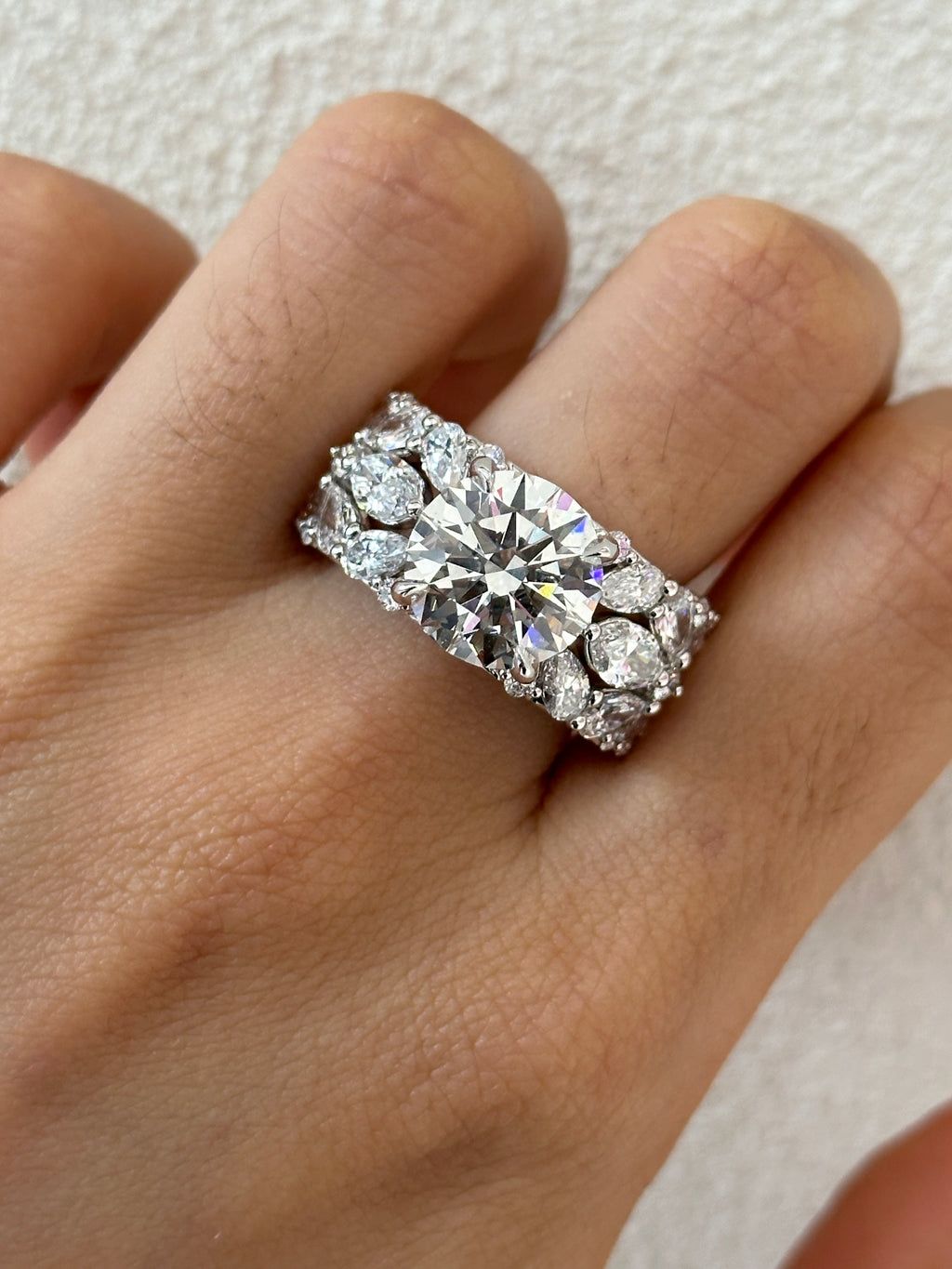 Maurese Lab Diamond Ring