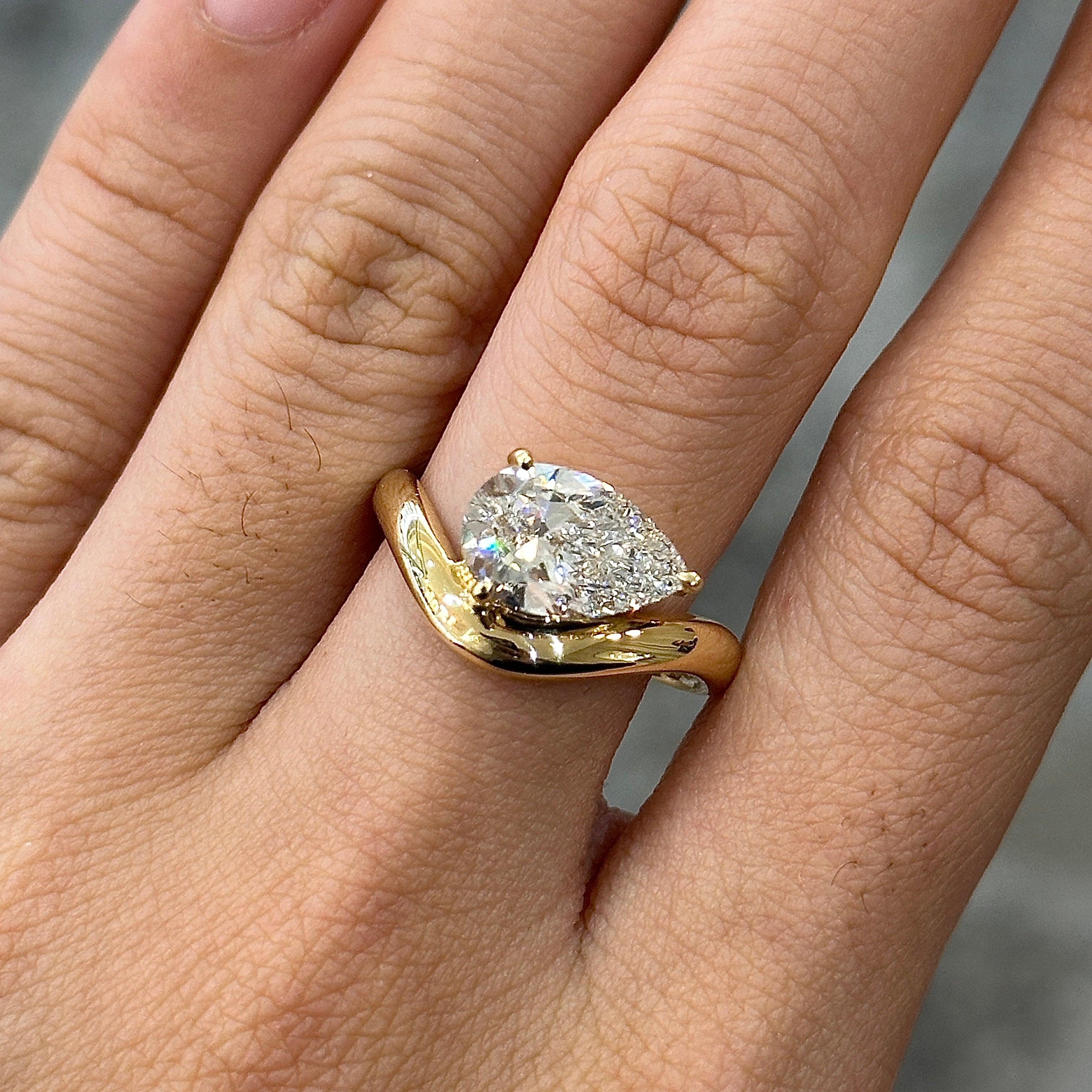 Gizelle Lab Diamond Ring