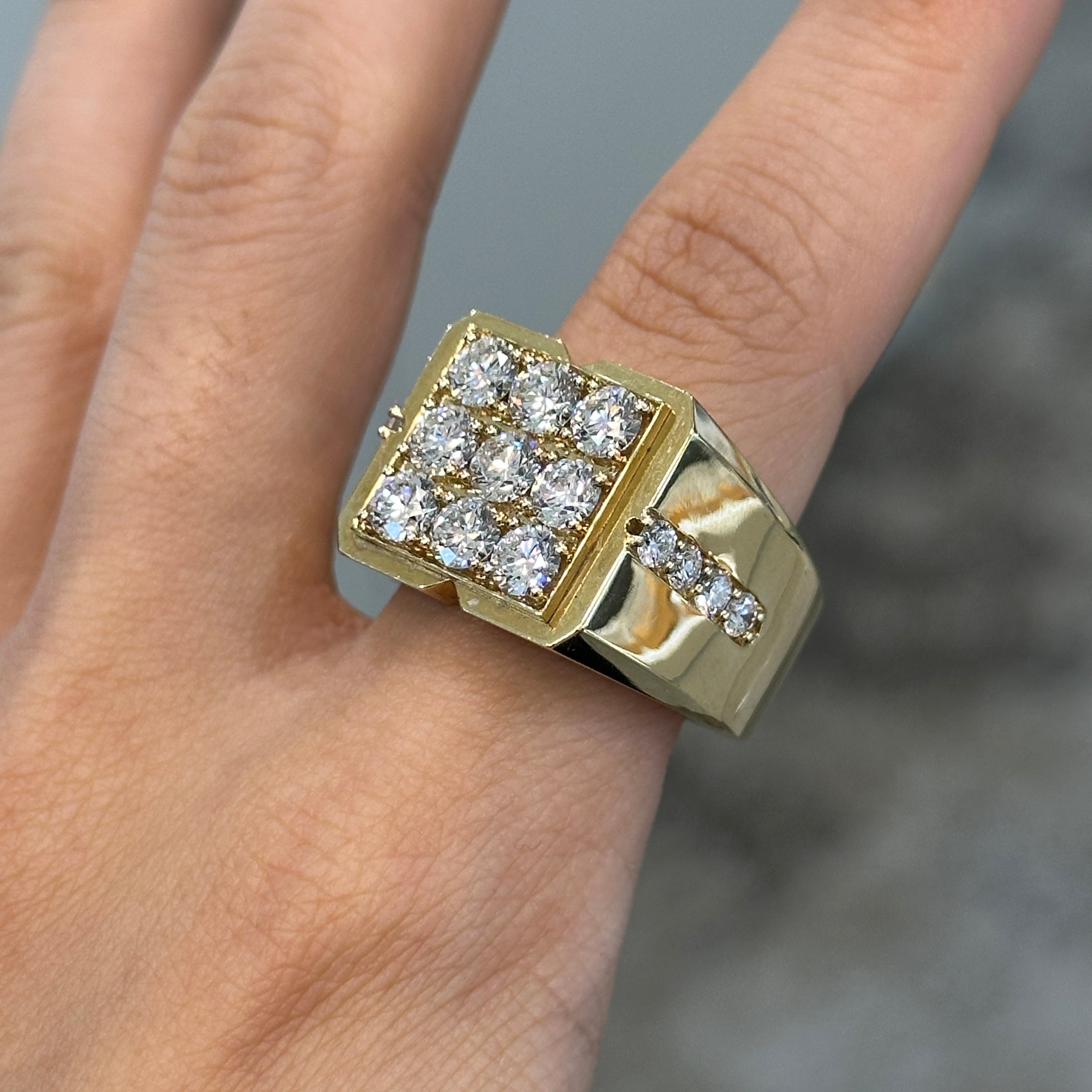 Calvin Mens Lab Diamond Ring