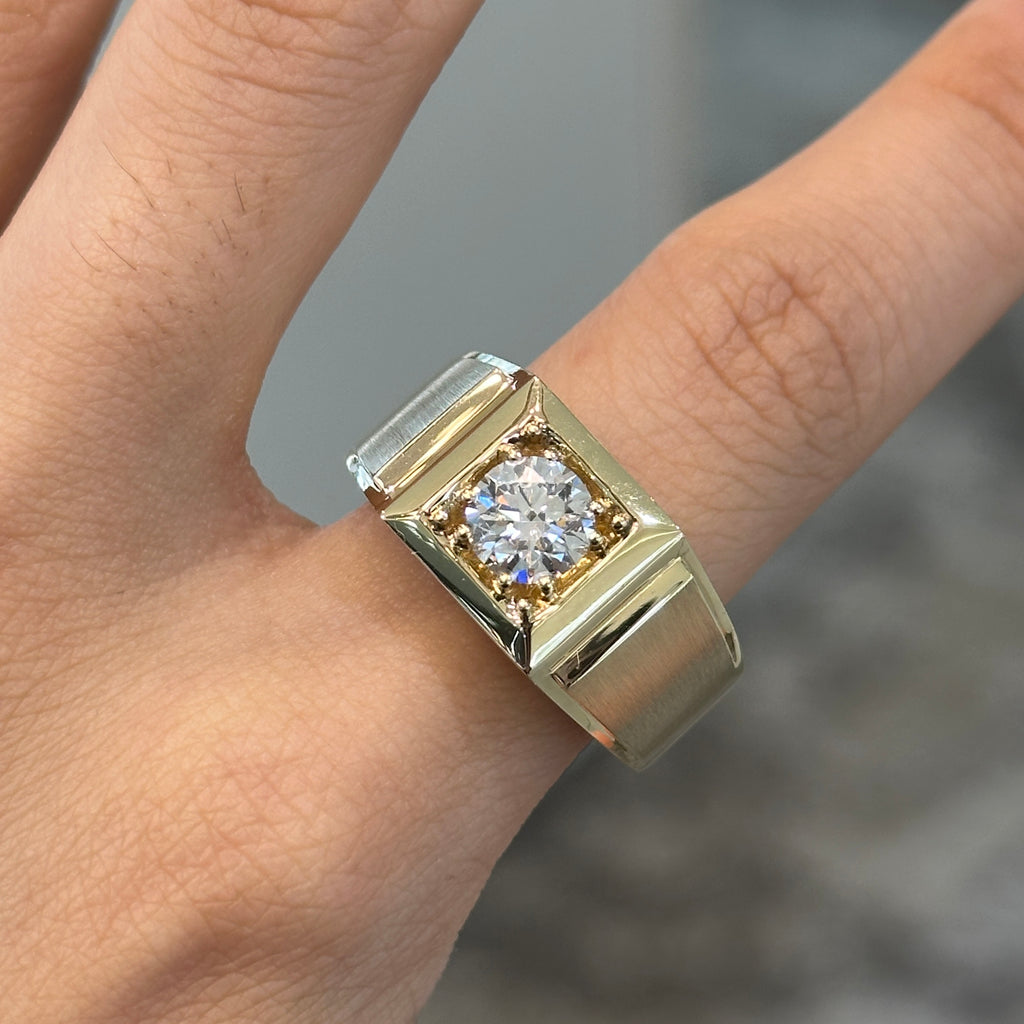 Vincent Mens Lab Diamond Ring