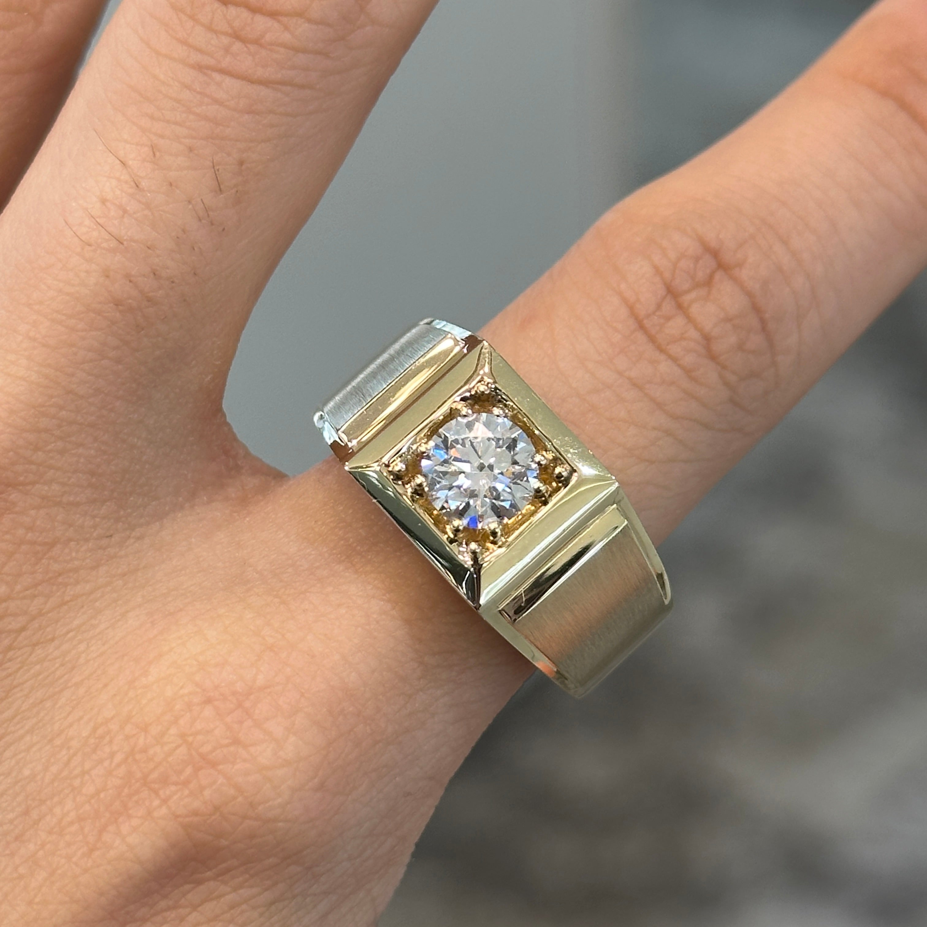 Vincent Mens Lab Diamond Ring