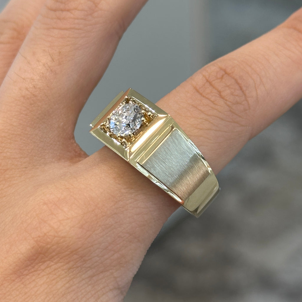 Vincent Mens Lab Diamond Ring