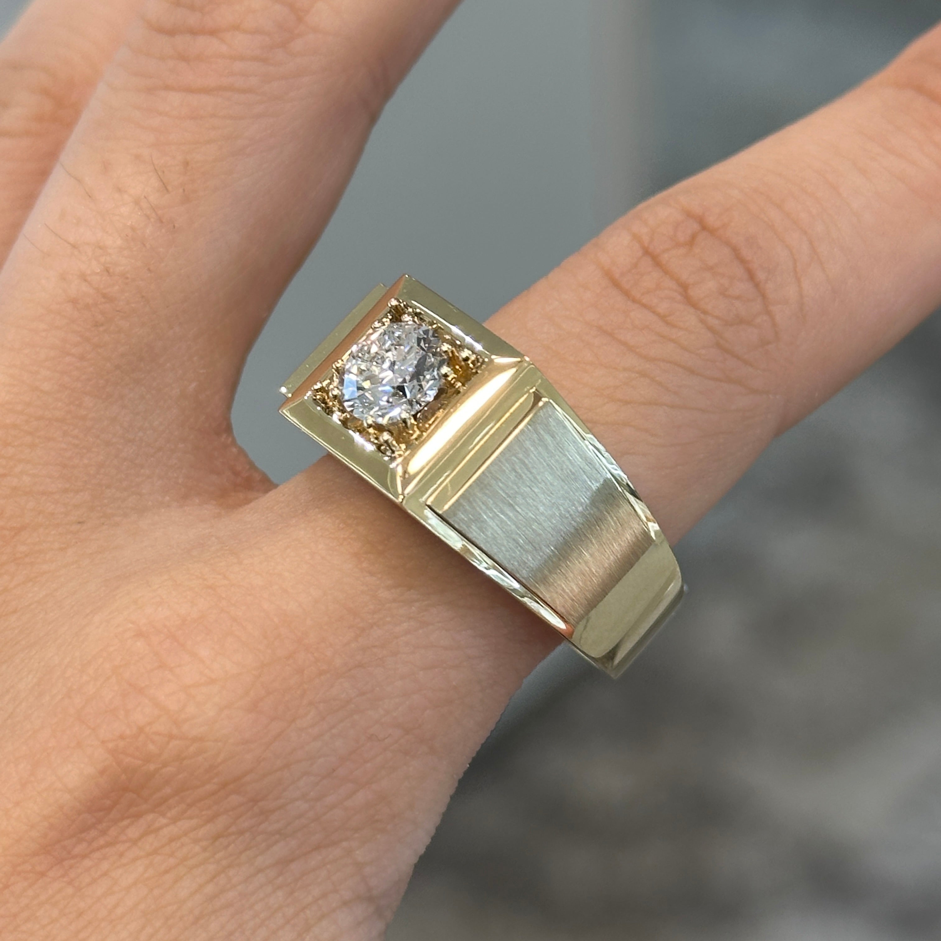 Vincent Mens Lab Diamond Ring