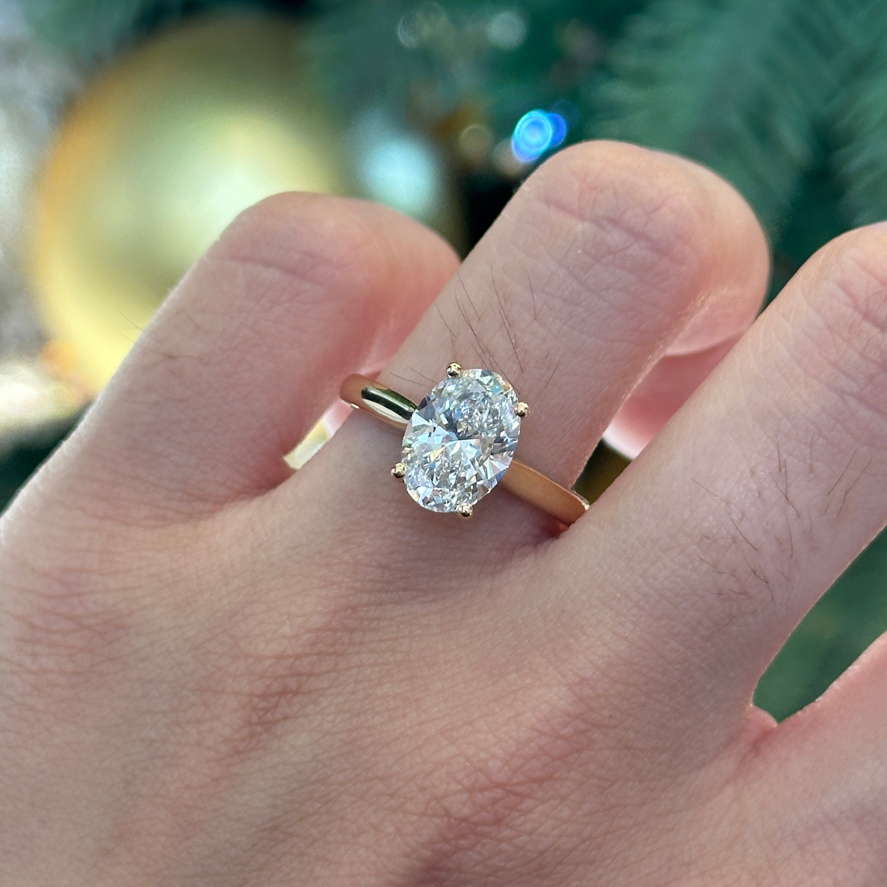 Elle Lab Oval Diamond Ring