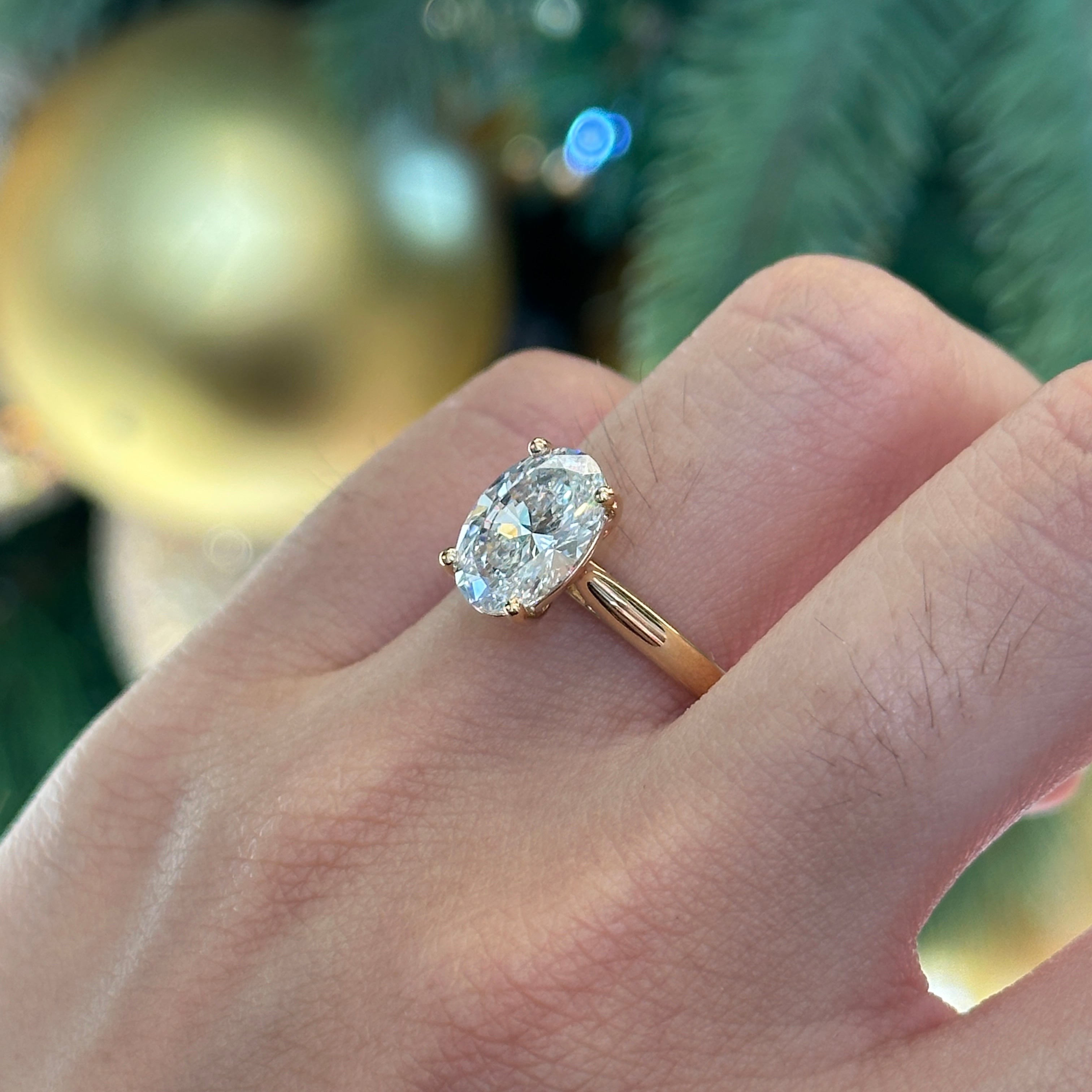 Elle Lab Oval Diamond Ring