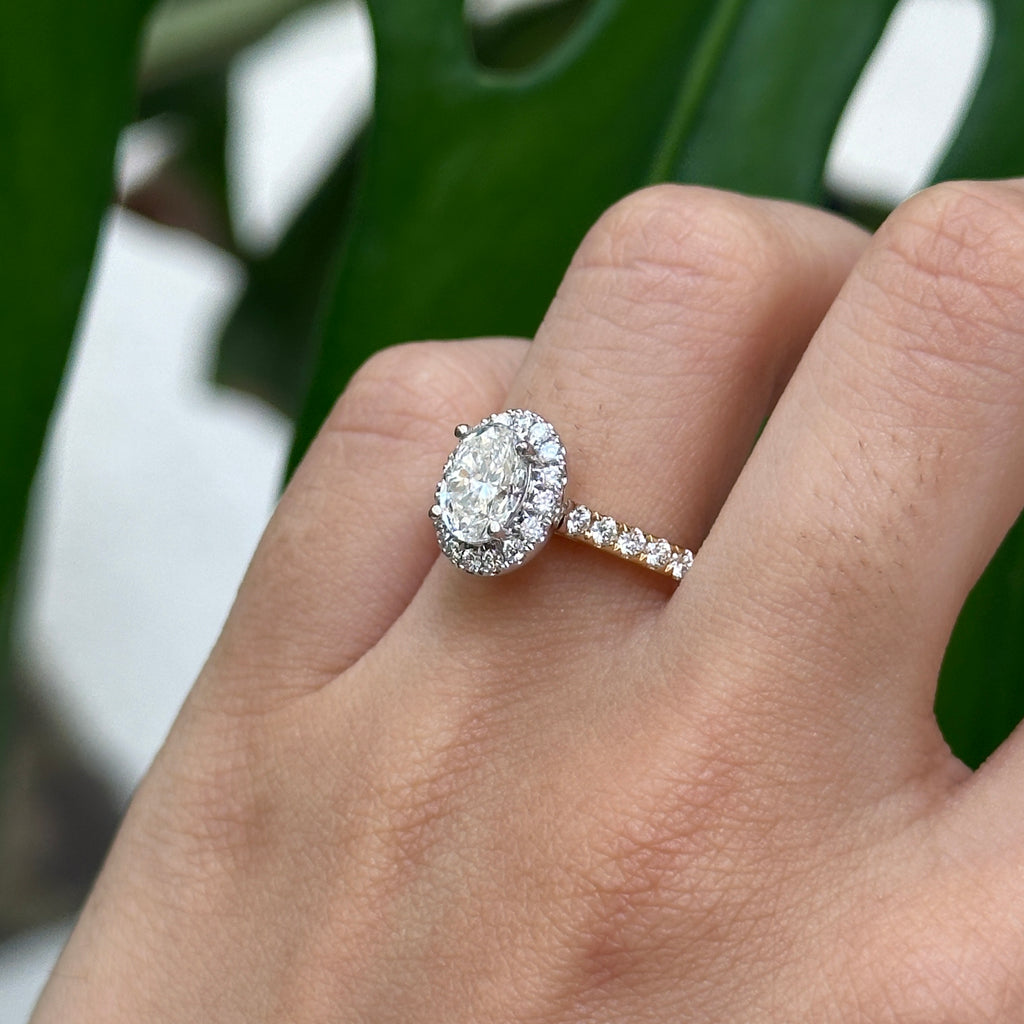 Dianne Natural Oval Ring