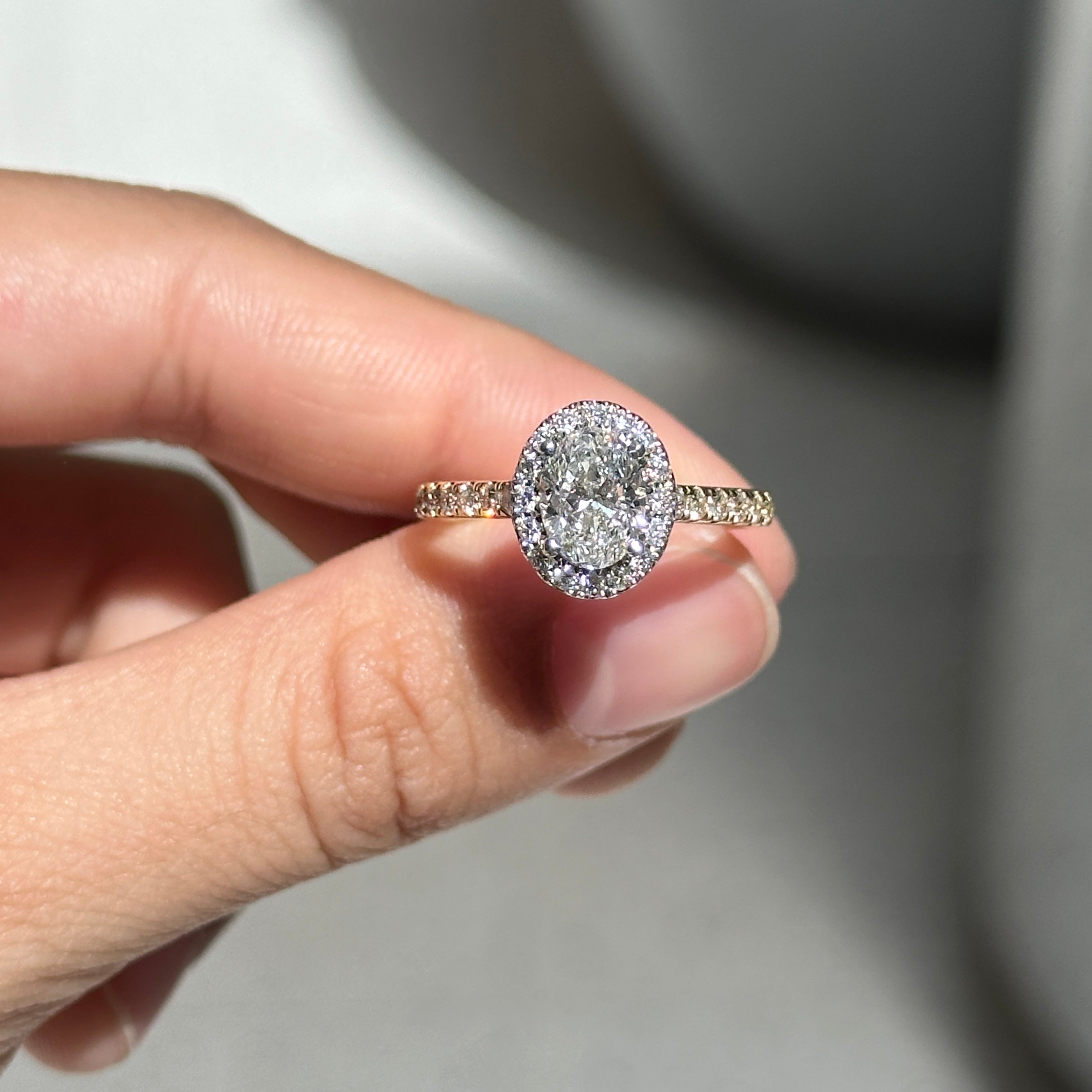 Dianne Natural Oval Ring