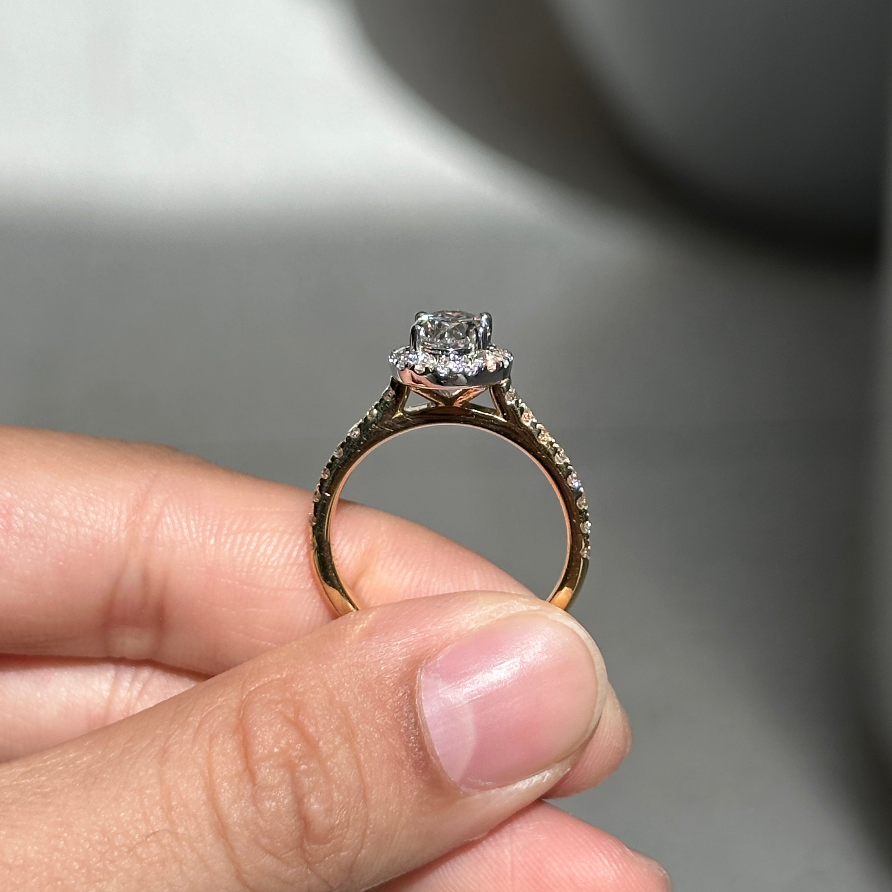 Dianne Natural Oval Ring